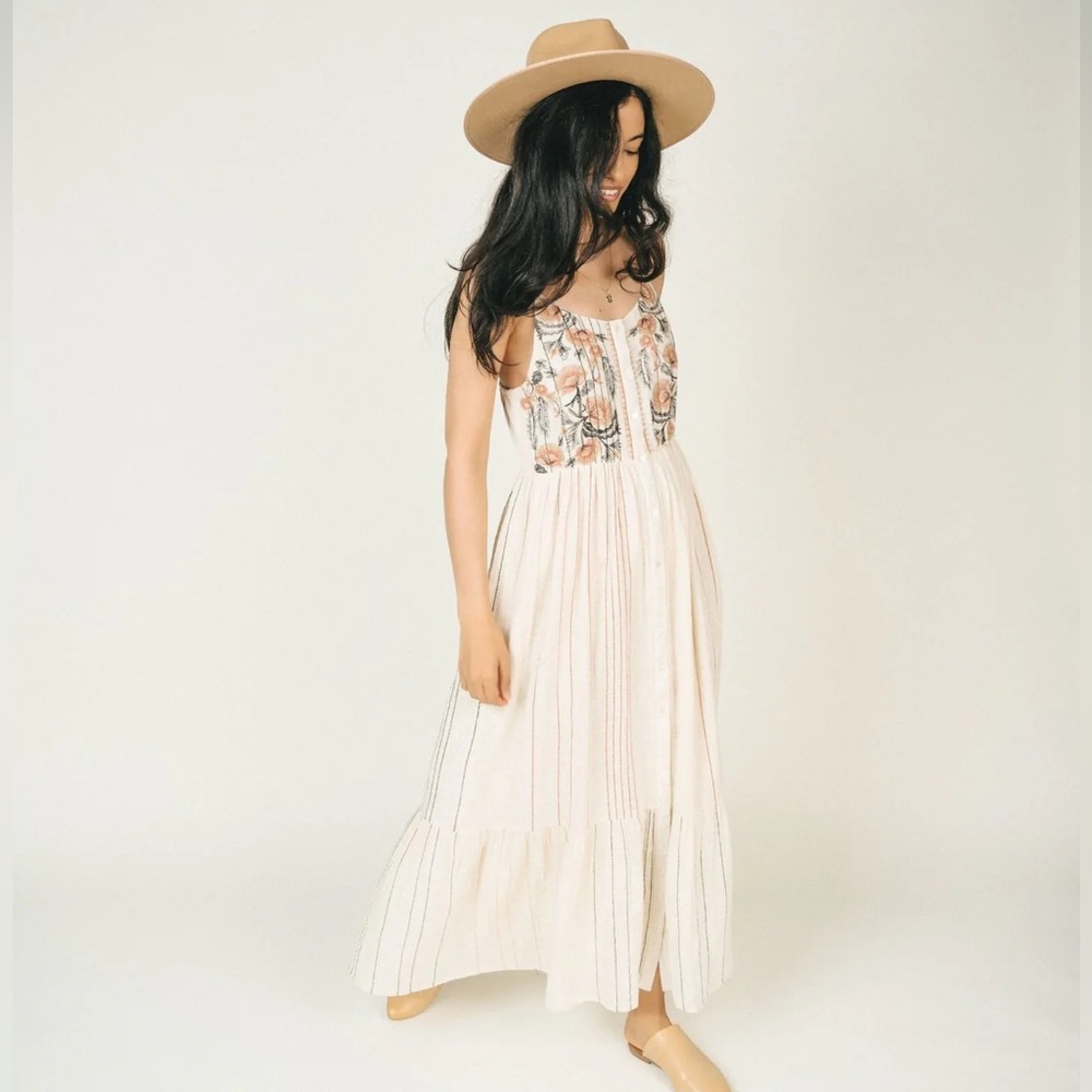 Jackson Rowe Banner midi dress